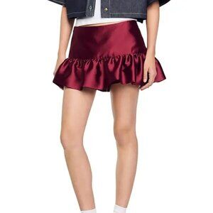 Unique Item (read description)!! Like New Sandro Infinity Skort in Burgundy